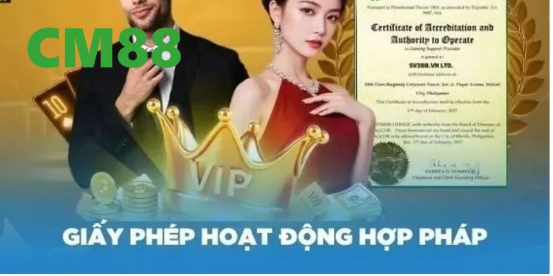 Giấy Phép Hoạt Động – Minh Chứng Cho Uy Tín Của CM88 2026 3 Tạo cho hội viên có niềm tin và sự an tâm khi tham gia cá cược tại nhà cái